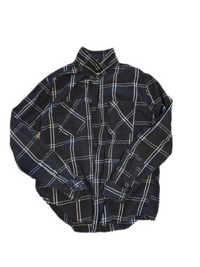 Black and White Checkered Men's Shirt
